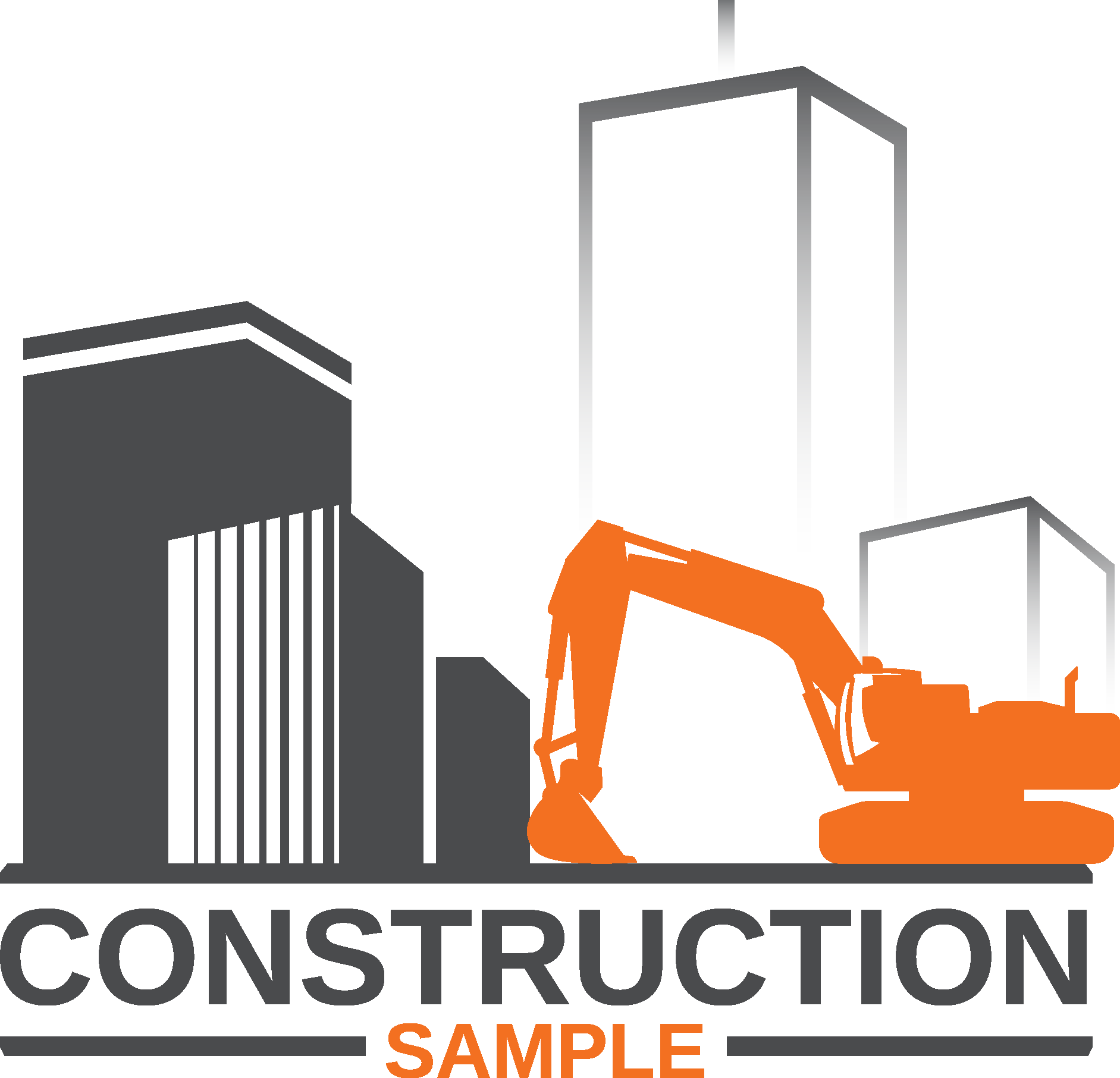 Construction Sample Logo Vector Logo